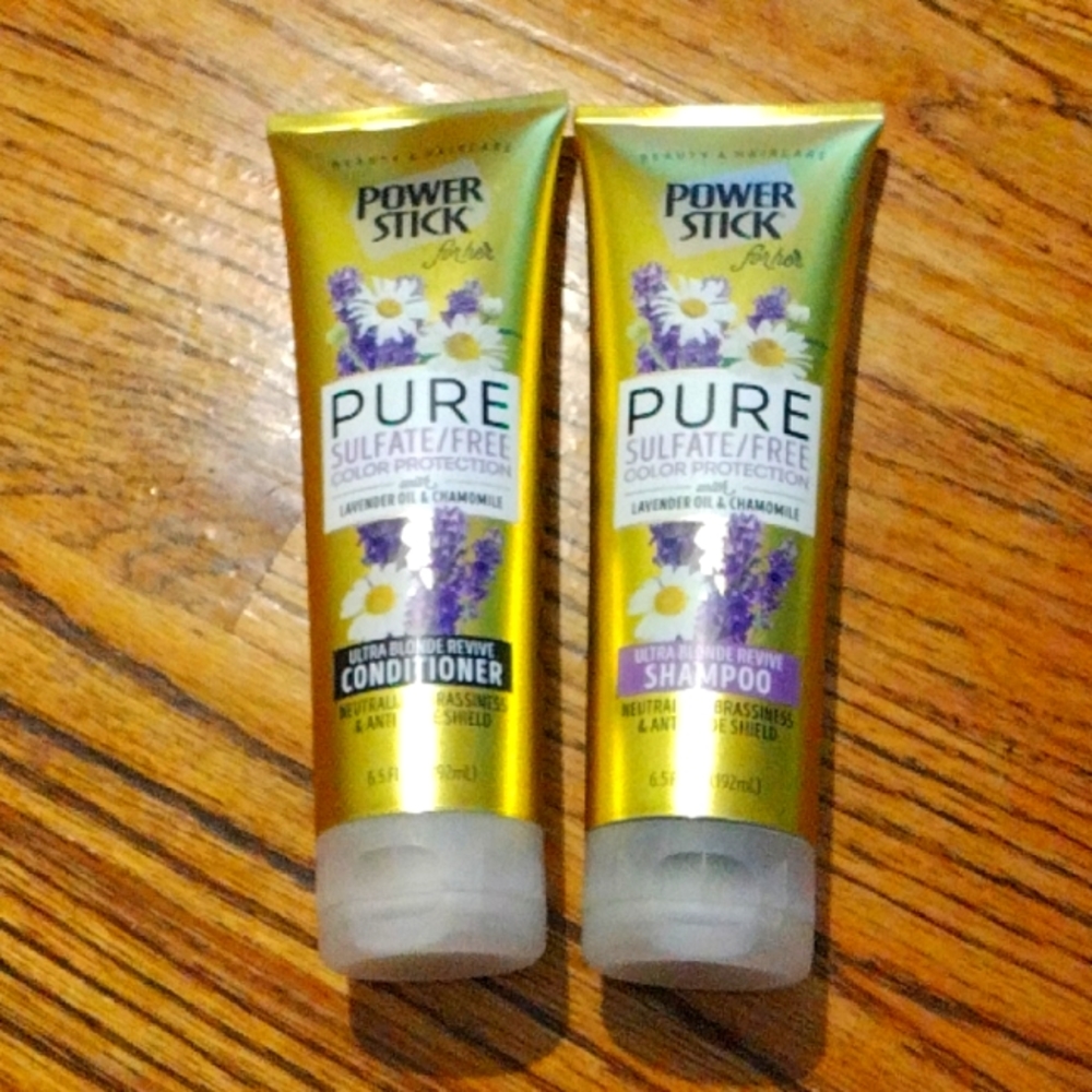 Sulfate free shampoo and conditioner